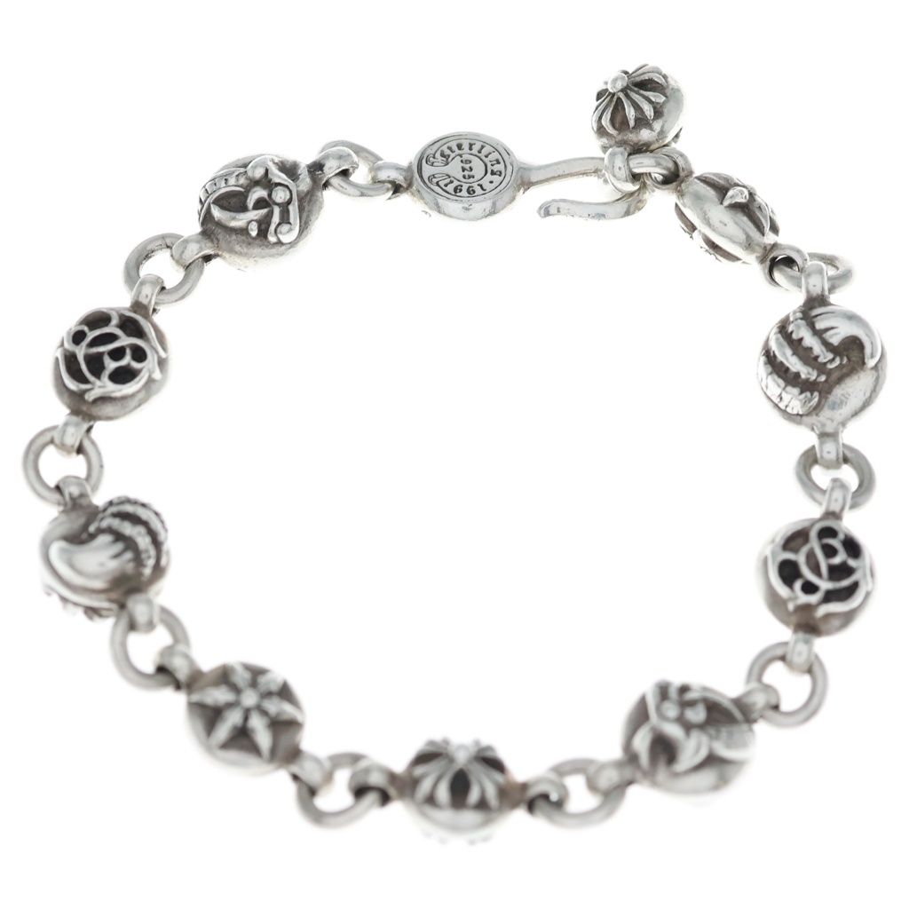 CHROME HEARTS (クロムハーツ) NO2 MULTI BALL #2マルチボールブレスレット シルバー BCA177