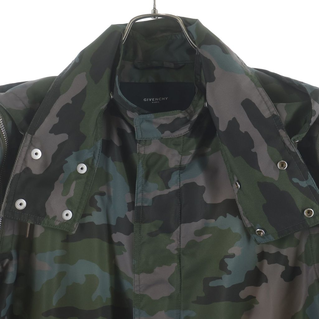 GIVENCHY (ジバンシィ) 14SS ジップデザイン 2WAY カモ柄 ナイロン 