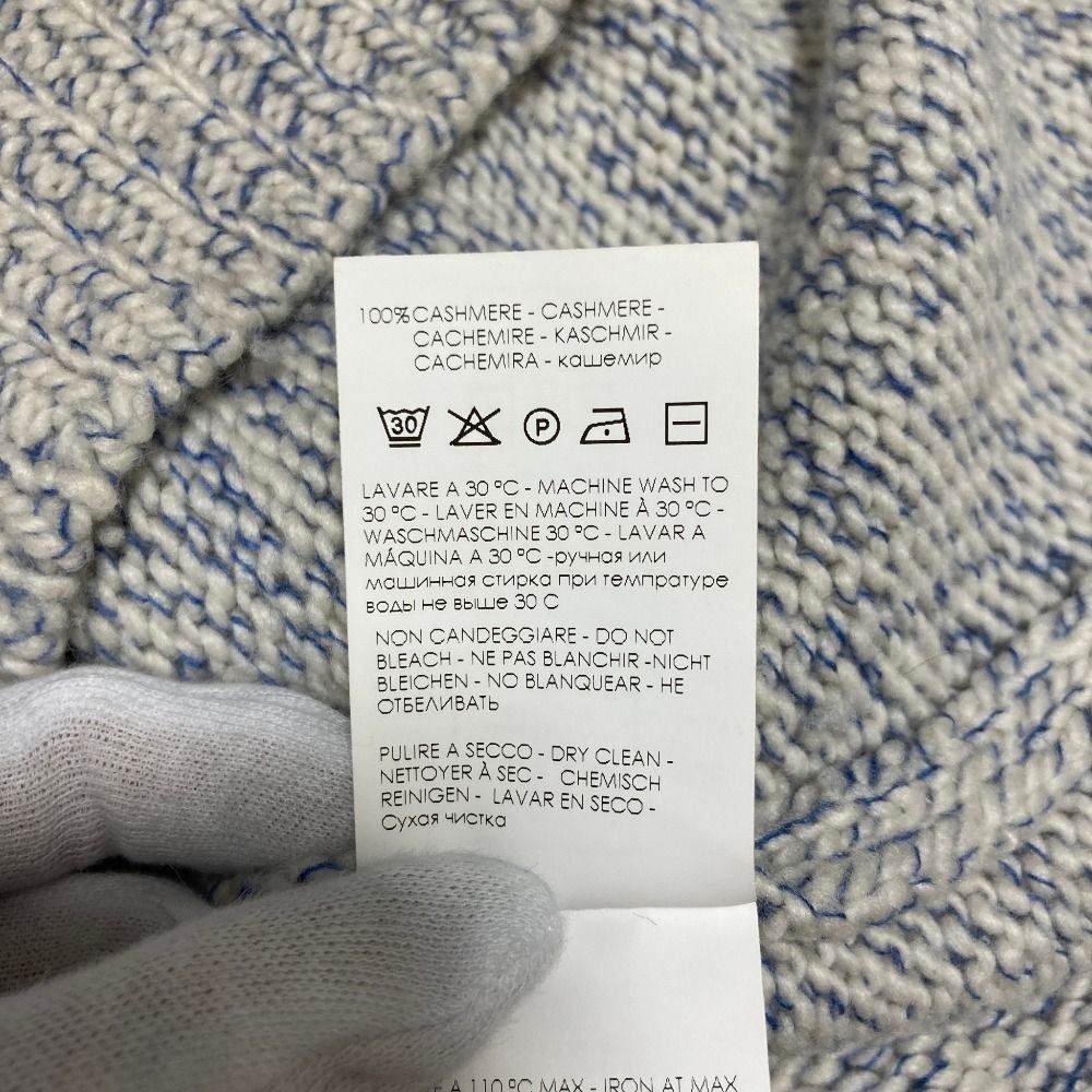 良品 FEDELI フェデリ カシミヤ100％ メランジ ニットセーター サイズ