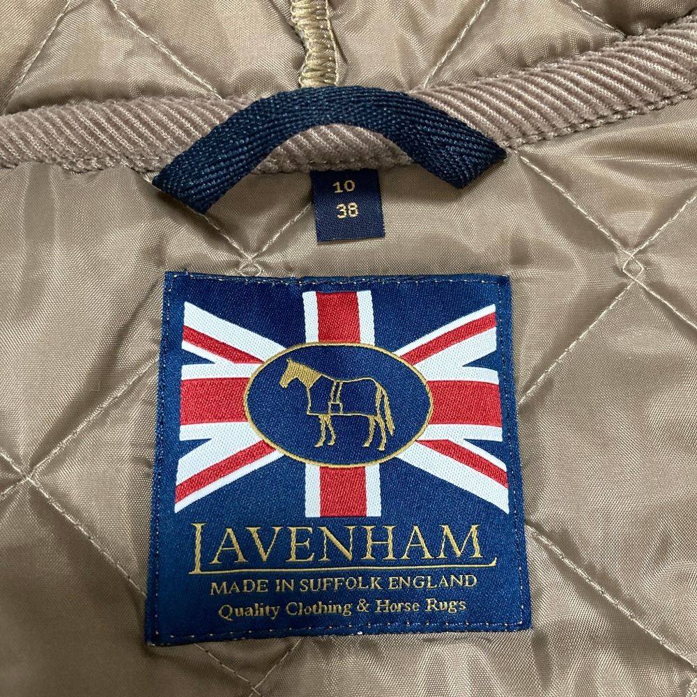 美品 LAVENHAM ラベンハム ロングライン バートン キルティング ロング 