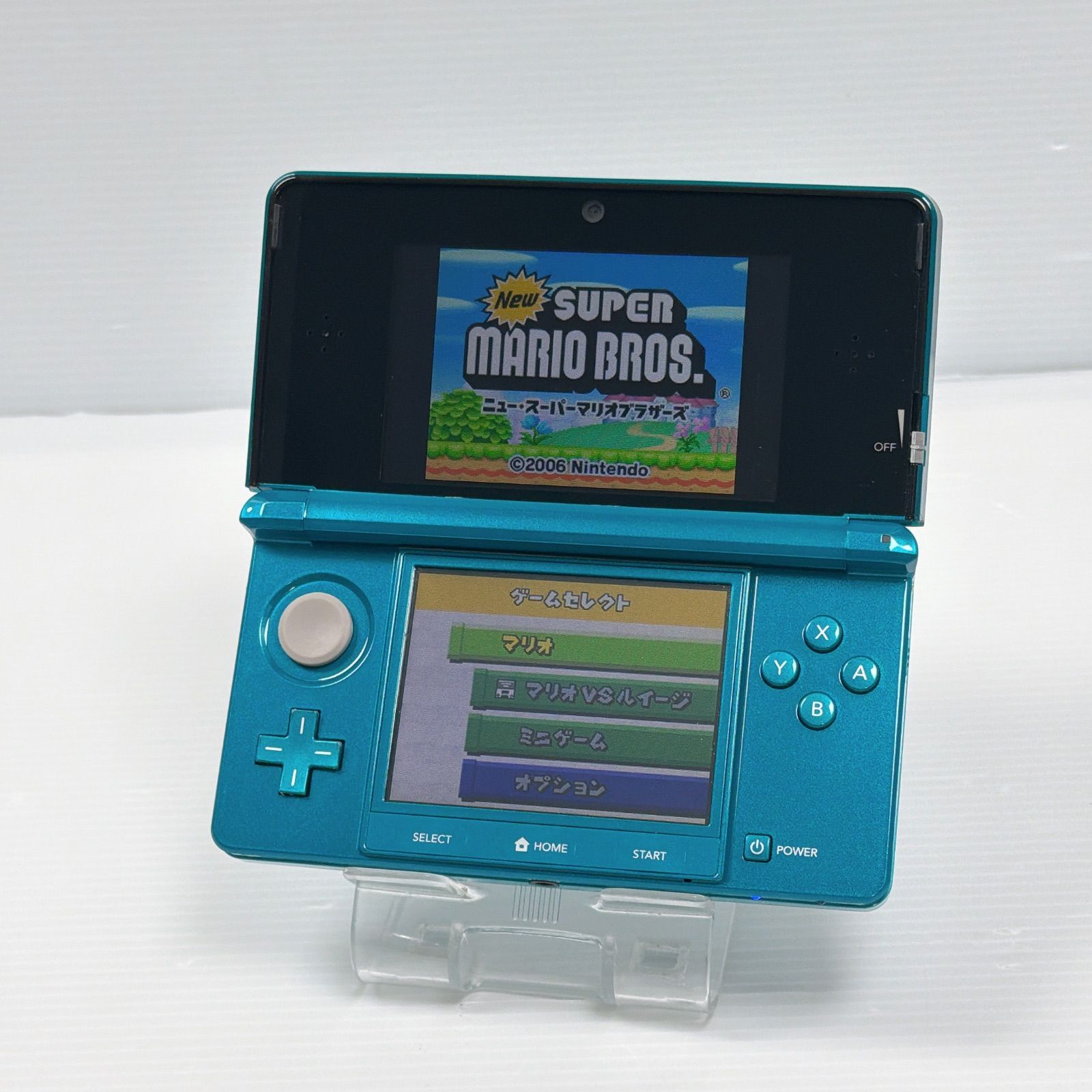 美品 ニンテンドー 3DS アクアブルー 遊べるセット 動作確認済み ds 