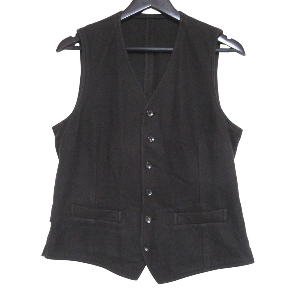 良品 LARDINI ラルディーニ カシミヤ100％ ジレベスト サイズ44 ブラウン メンズ 古着 中古 USED