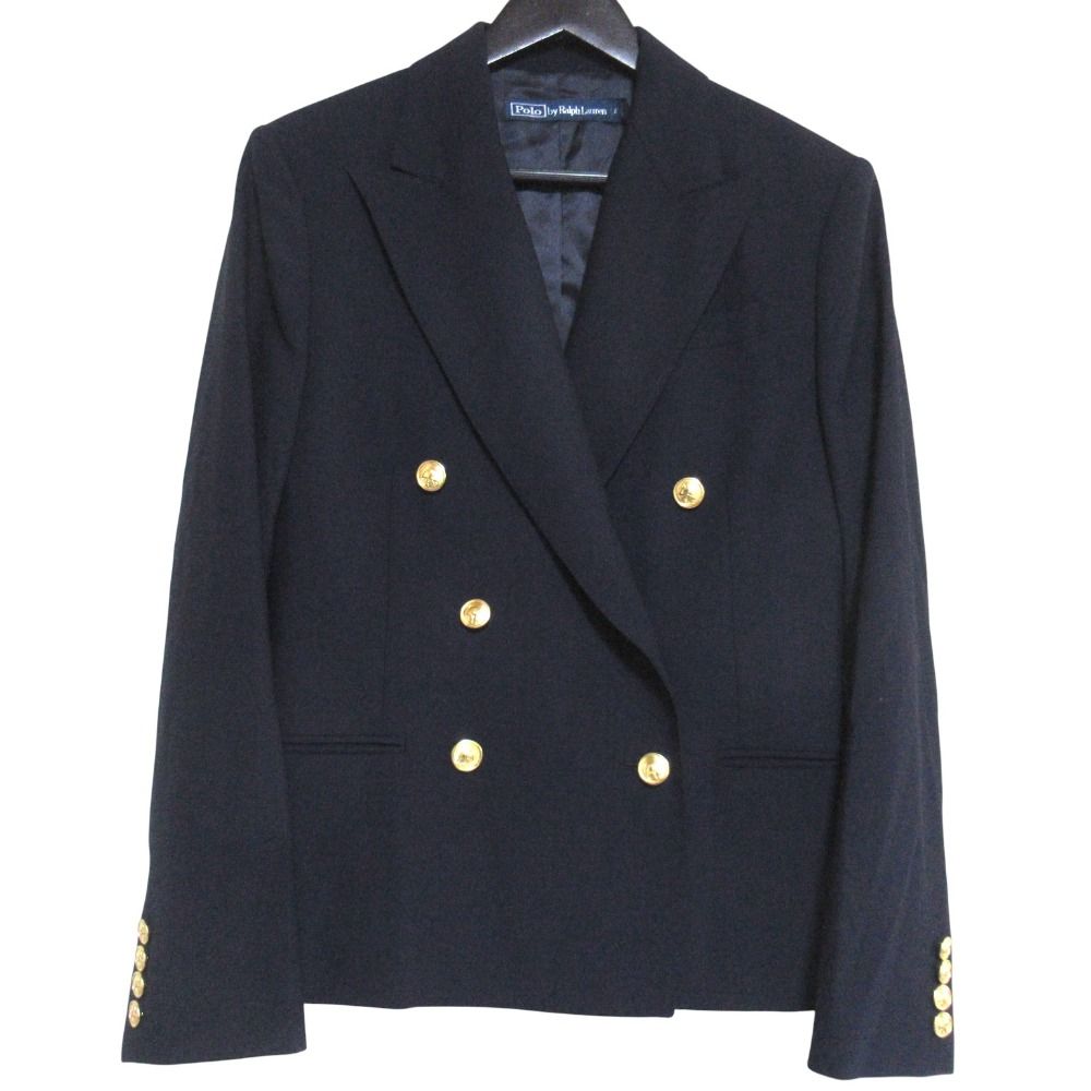 美品 Polo by Ralph Lauren ポロバイラルフローレン 金ボタン ダブル