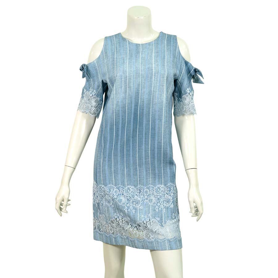 ERMANNO SCERVINO シェルヴィーノ　新品リネン＆レース　カットソー ERMANNO SCERVINO エルマンノシェルヴィーノ Tシャツ｜ハイブランド