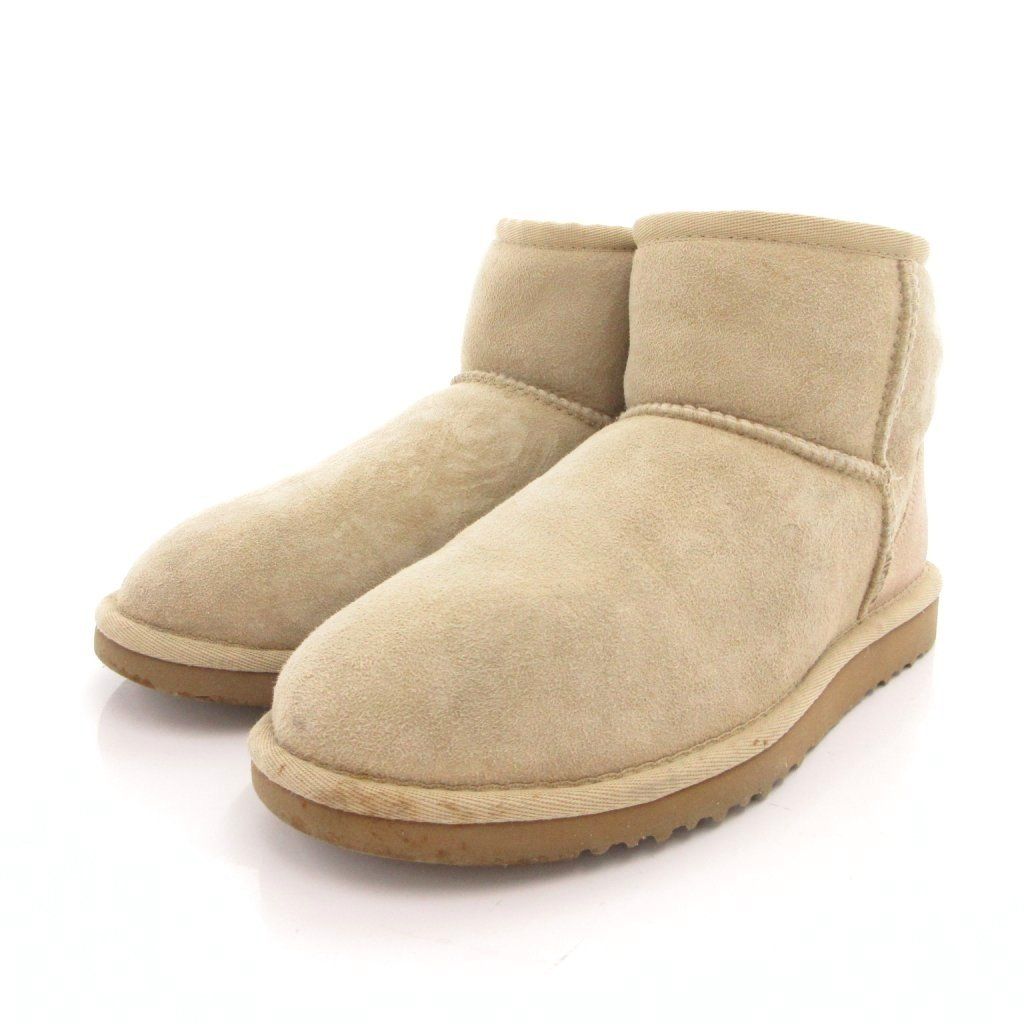 アグ UGG Classic Mini ブーツ シープレザー 本革 W6 サンド ショート