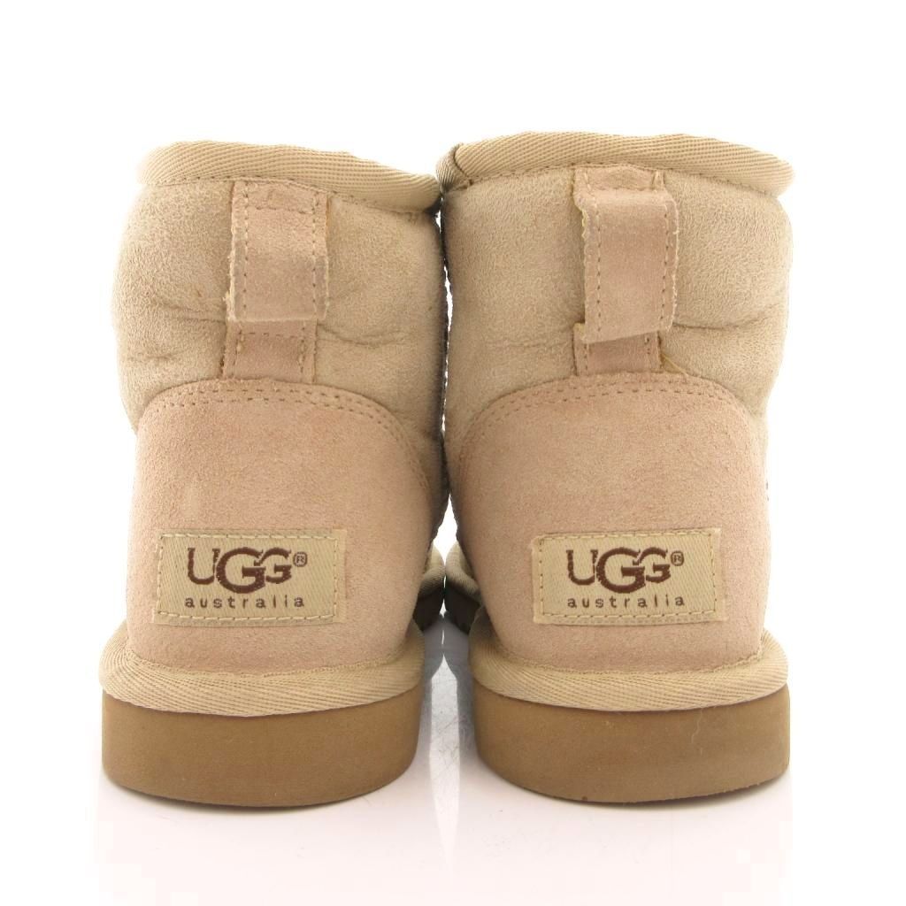 アグ UGG Classic Mini ブーツ シープレザー 本革 W6 サンド ショート