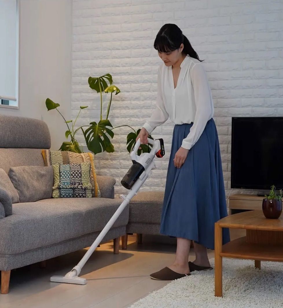新品未使用】KOSHIN 充電式 サイクロン 掃除機 SCL-1820 ホワイト
