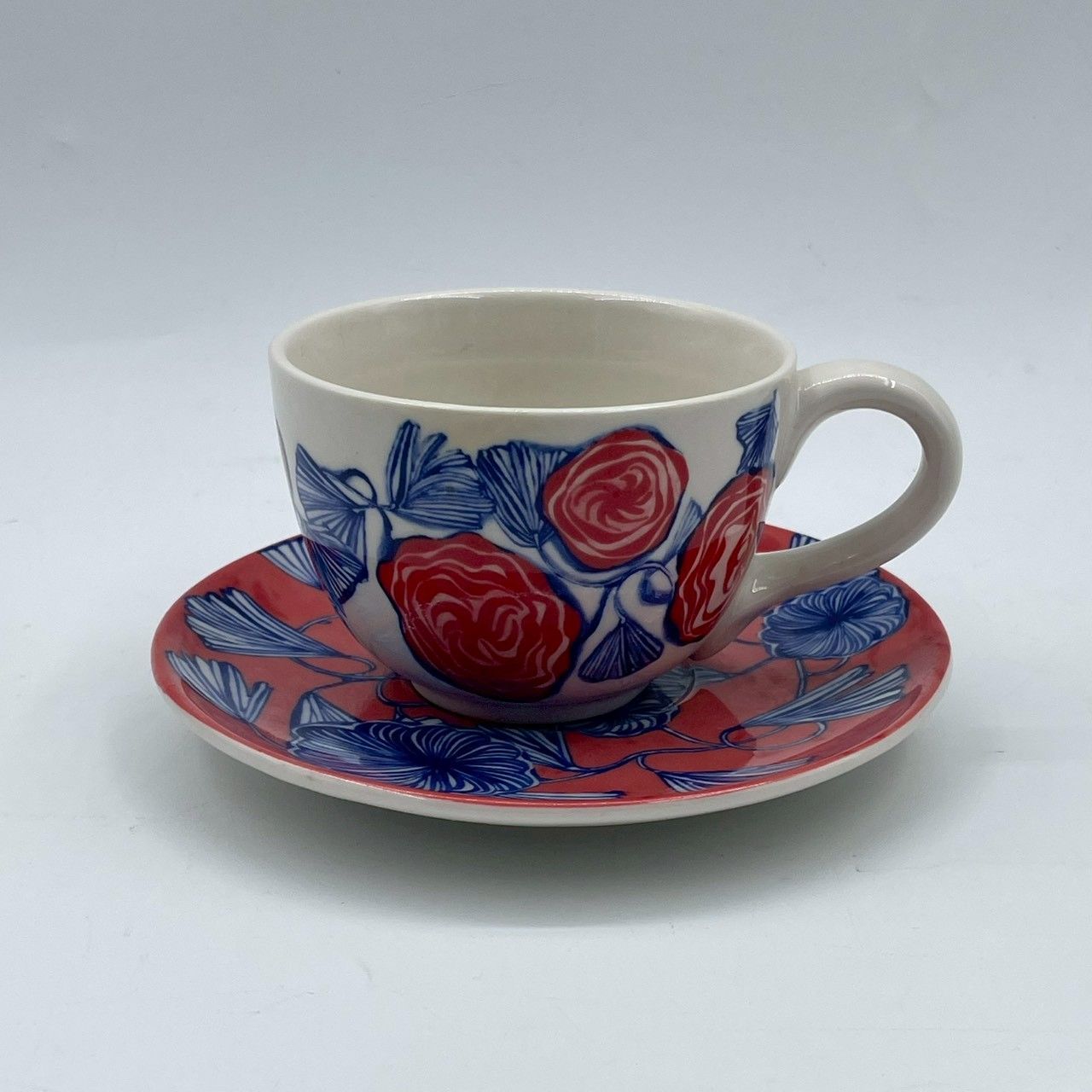 Anthropologie Jardin Des Plantes カップ ソーサー 現状品