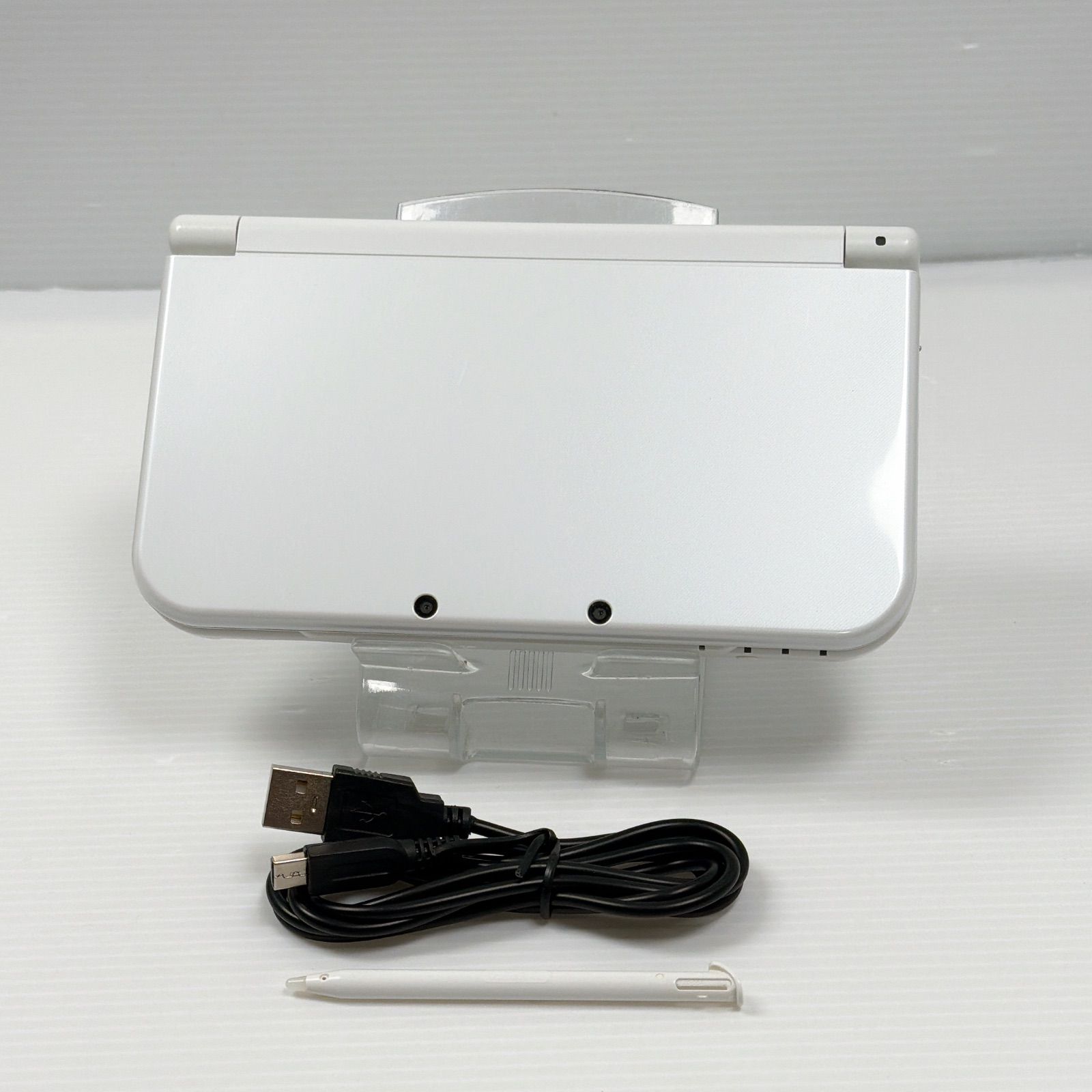 上下IPS液晶New Nintendo 3DS LL パールホワイト 美品】New