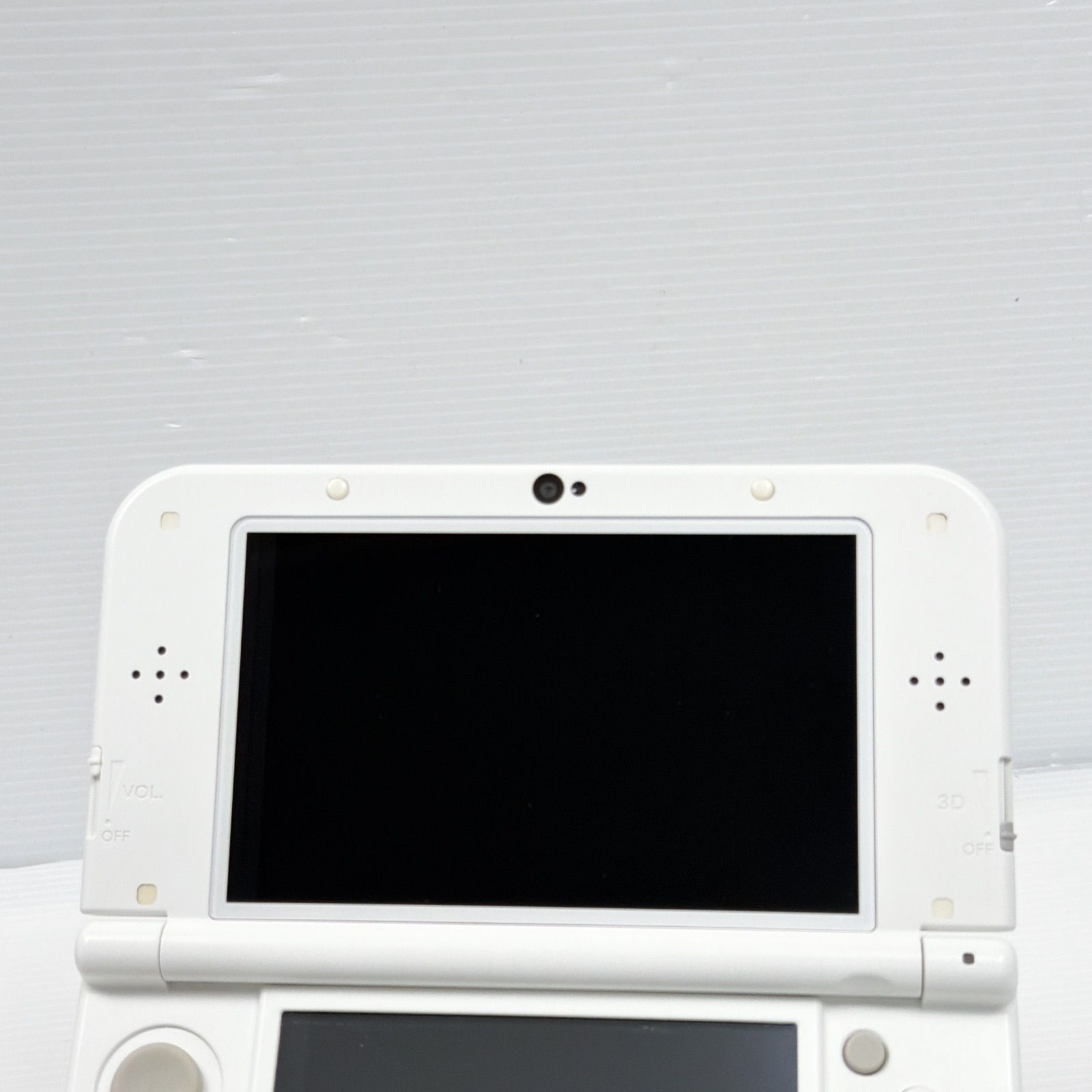 美品 New ニンテンドー 3DSLL パールホワイト 上画面IPS液晶 遊べる 