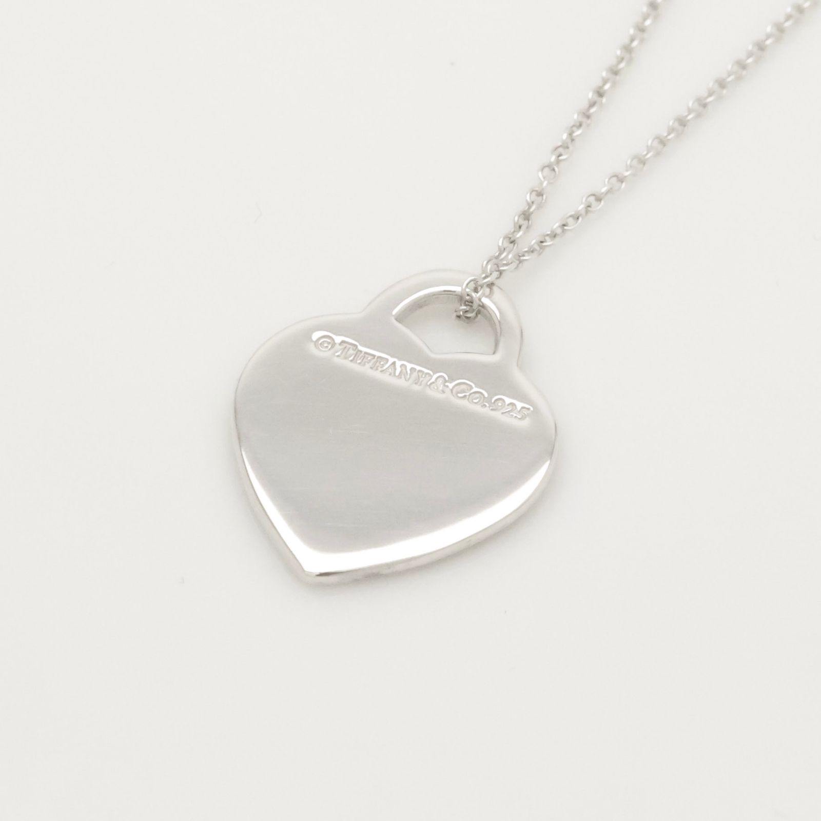 アクセサリー 【美品】TIFFANY&Co. ノーツ NEWYORK ハート タグ ネックレス