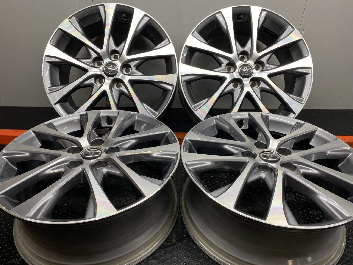 TOYOTA トヨタ 50エスティマ アエラス後期 最終型 純正ホイール 18インチ 7J5HPCD114.3+51 C-HR/ヤリスクロス/ヴォクシー/ノア等　(SHJ037)
