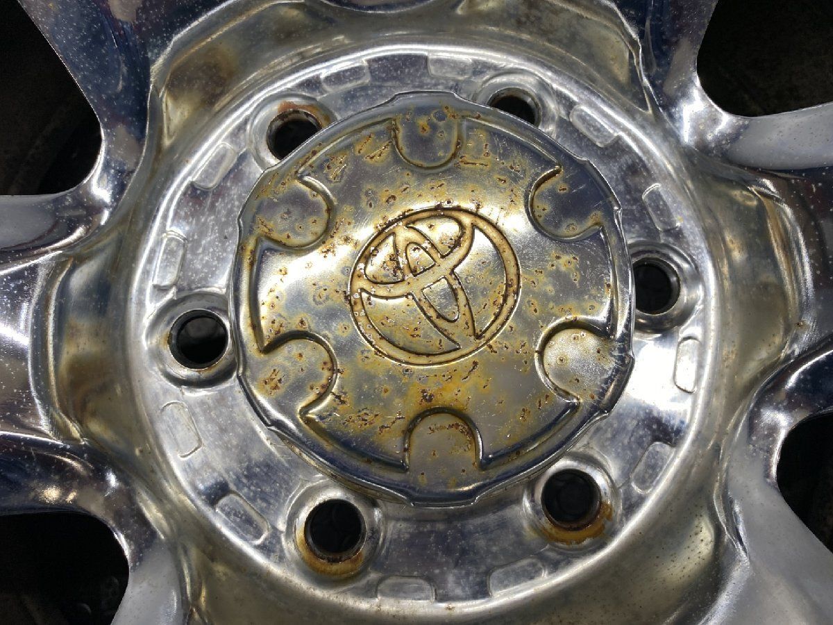 希少】TOYOTA トヨタ 185系ハイラックスサーフ 純正メッキホイール 16 