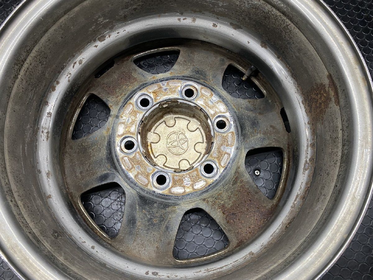 希少】TOYOTA トヨタ 185系ハイラックスサーフ 純正メッキホイール 16