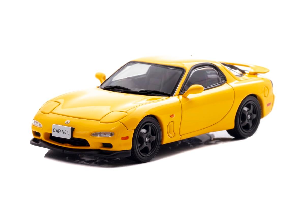 ヒコセブン (Hiko seven) CARNEL 1/43 マツダ RX-7 Type RS-R (FD3S) 1997 Sunburst Yellow 完成品 CN439701