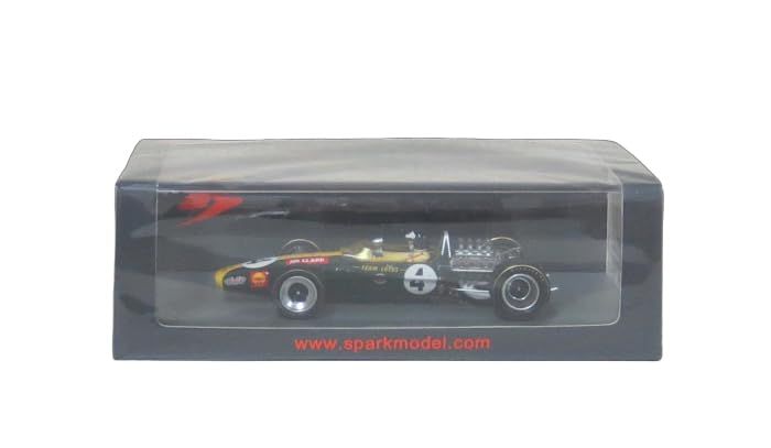 スパーク 1/43 ロータス 49 1968 F1 南アフリカGP 優勝 #4 J.クラーク 完成品