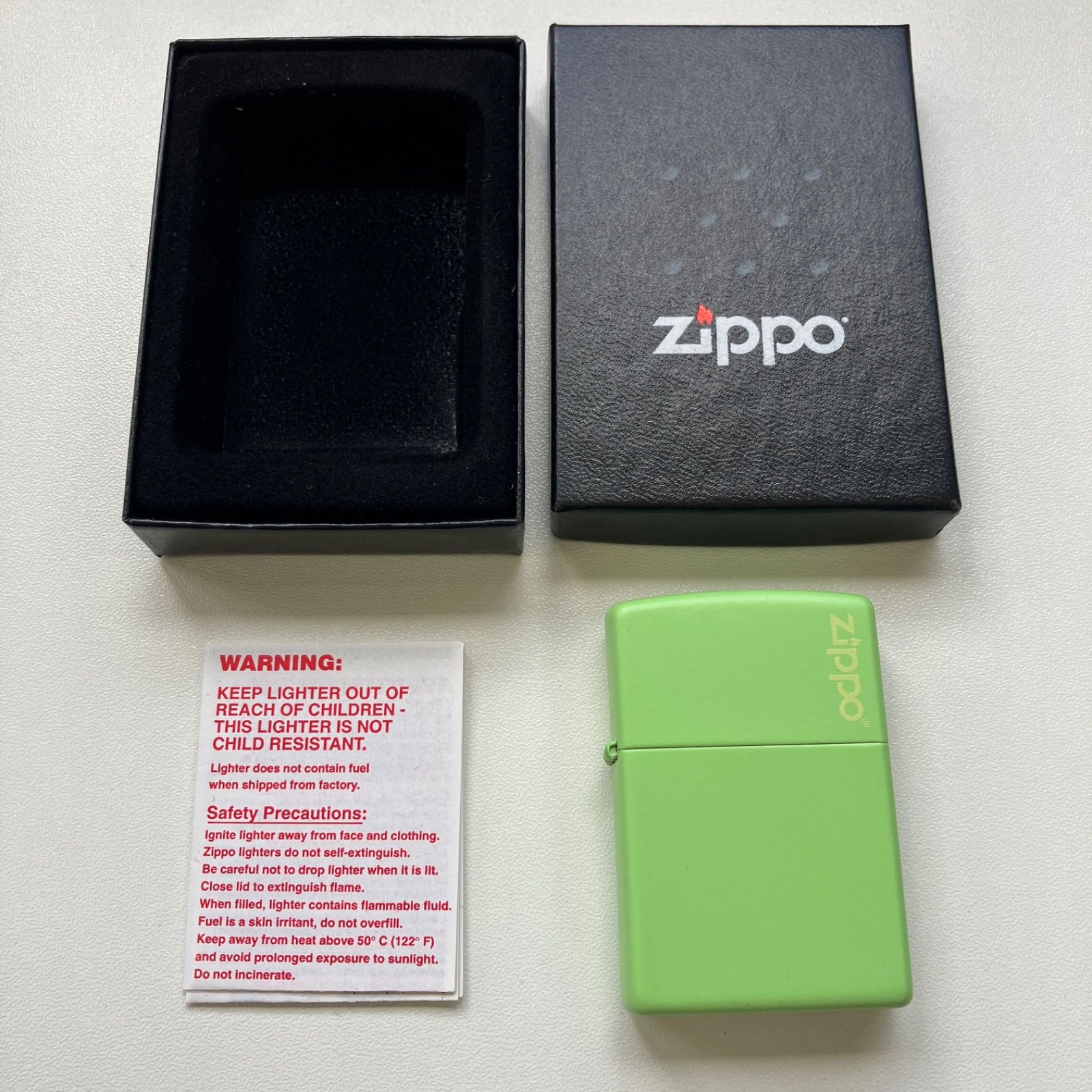 ZIPPO ジッポー グリーンマット 221ZL 2007年製 箱付き
