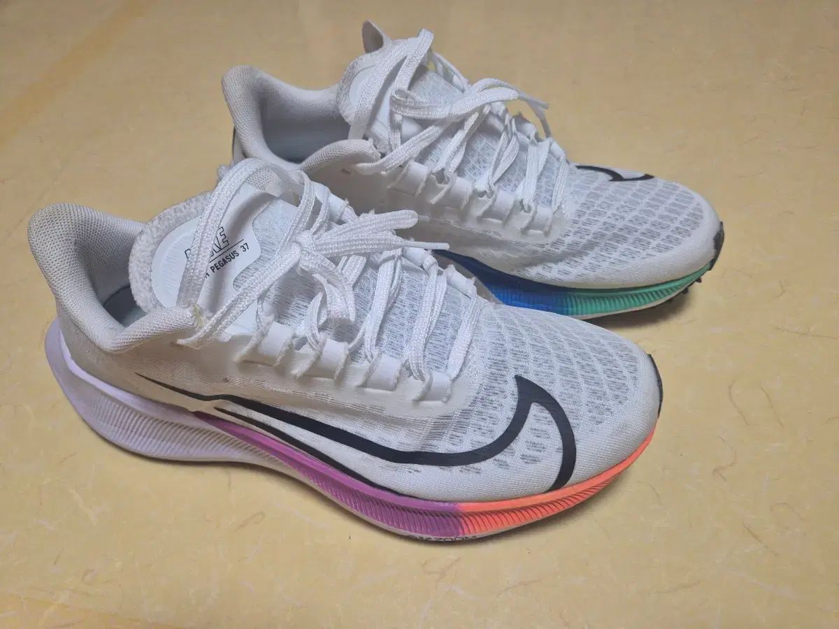 255 NIKE ナイキ ペガサス37 バイオレット ランニングシューズ bq9646-103