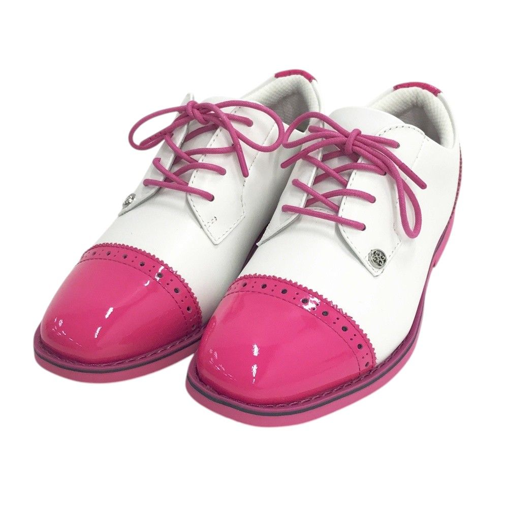 G/FORE ジーフォア G4LS23EFTM6 × TAYLOR MADE ゴルフシューズ Cap Toe Gallivanter ピンク系 23.5 [240101685544] ゴルフウェア レディース ストスト