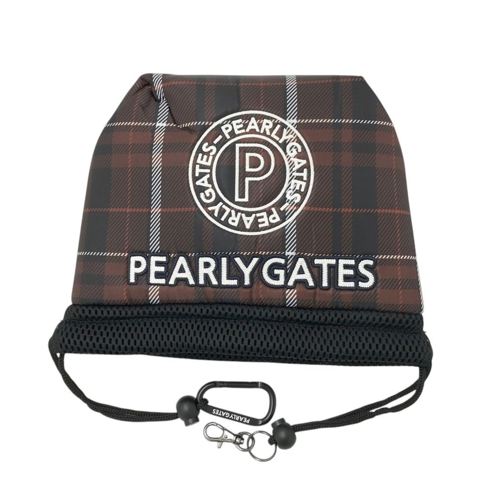 PEARLY GATES パーリーゲイツ アイアン ヘッドカバー チェック柄 ブラウン系 IRON [240101687784] ゴルフウェア ストスト