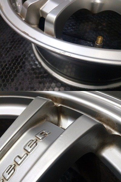 Weds KEELER ウェッズ キーラー 社外ホイール 18インチ 4本 8J6HPCD139.7+40 パジェロ等　(VHG545) Weds KEELER ウェッズ キーラー 社外ホイール 18インチ 4本 8J6HPCD139