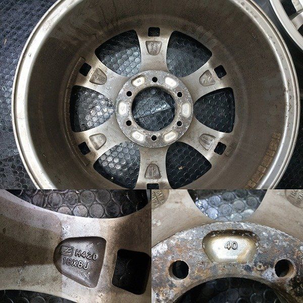 Weds KEELER ウェッズ キーラー 社外ホイール 18インチ 4本 8J6HPCD139