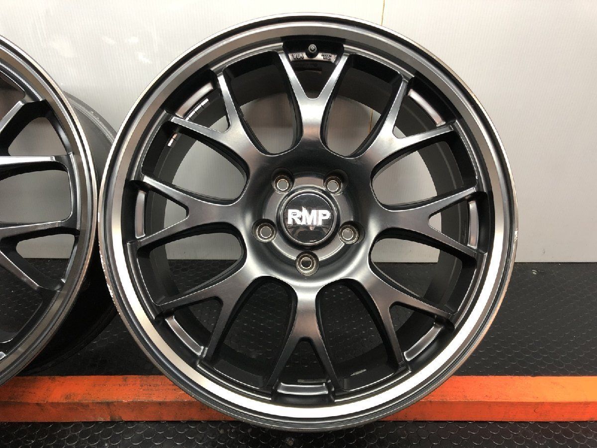 MiD RMP 820F マルカサービス 18インチ 4本 8J5HPCD114.3+42 ブラック 