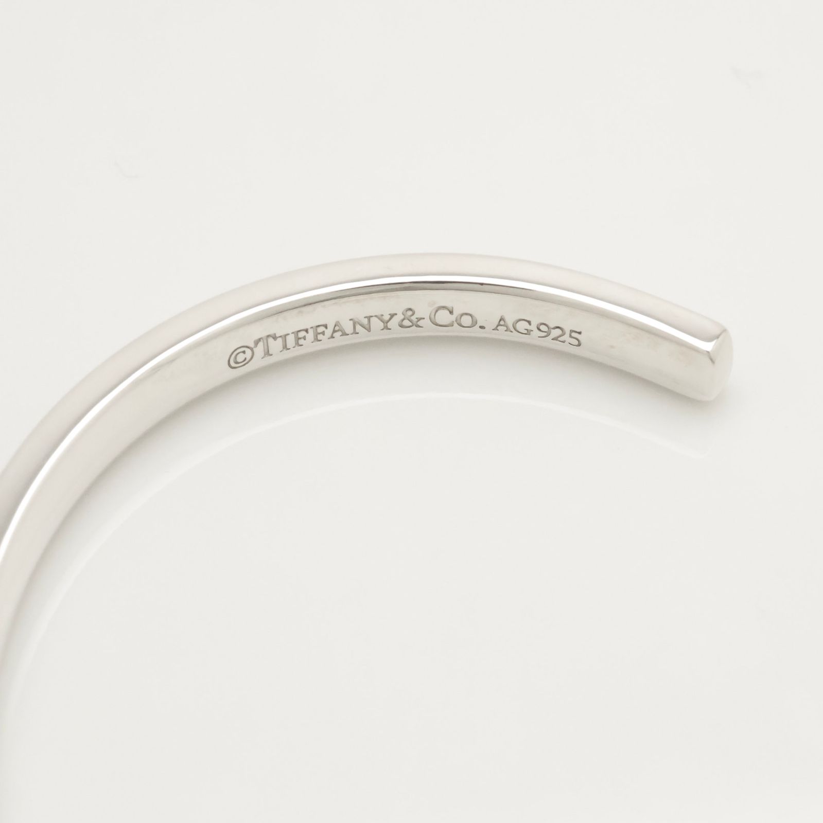 美品】ティファニー TIFFANY&Co. 1837 ナロー カフ バングル
