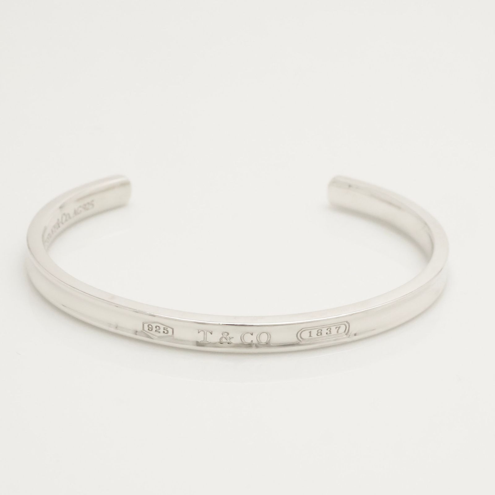 美品】ティファニー TIFFANY&Co. 1837 ナロー カフ バングル