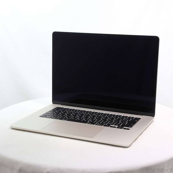 ソフマップ 〔中古品〕 MacBook Air 15.3-inch Mid-2023 MQKU3J／A Apple M2 8コアCPU_10コアGPU 8GB SSD256GB スターライト 〔26.3 Tahoe〕【377】