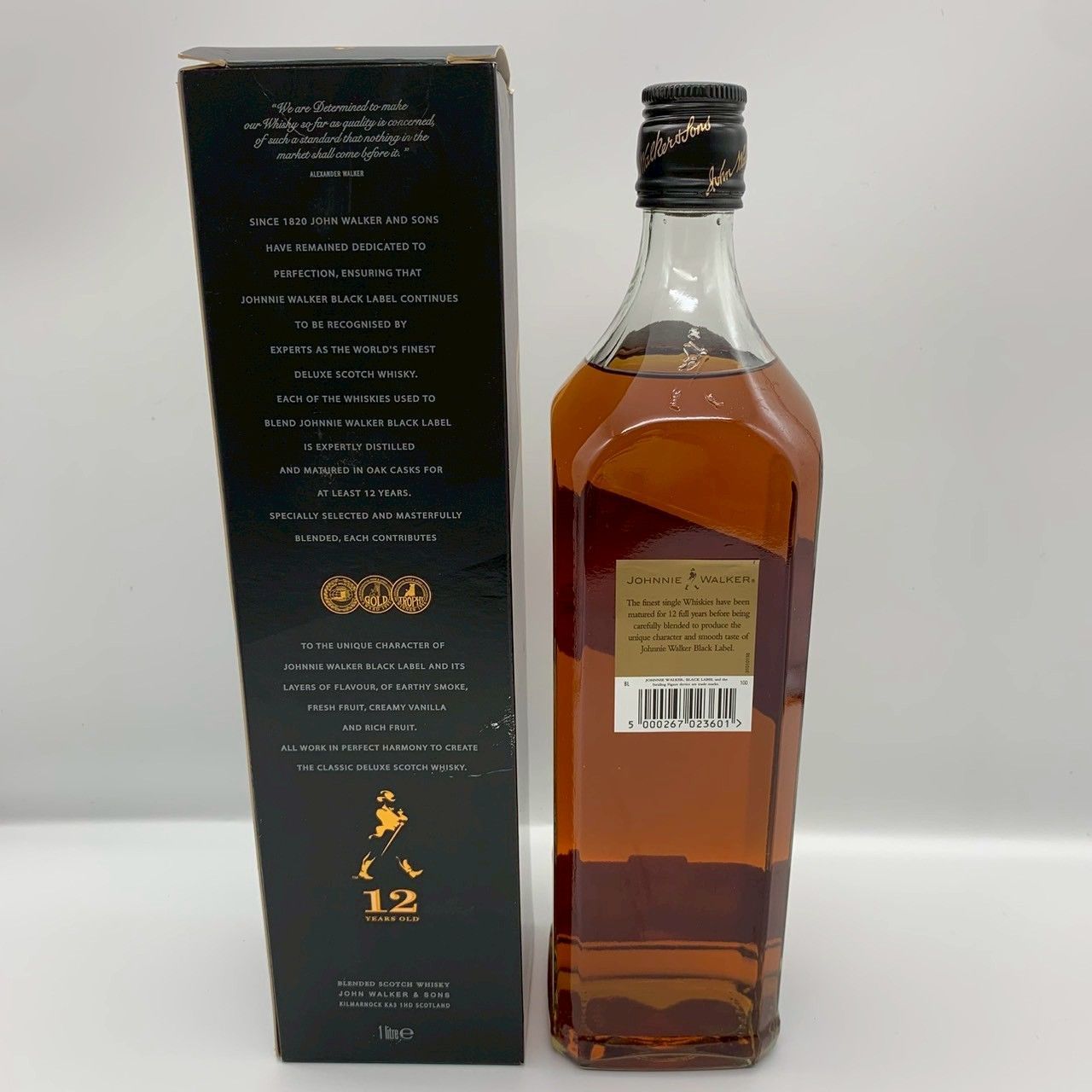 ジョニーウォーカー Walker Black 1円～未開栓 Johnnie 黒 古酒Johnnie