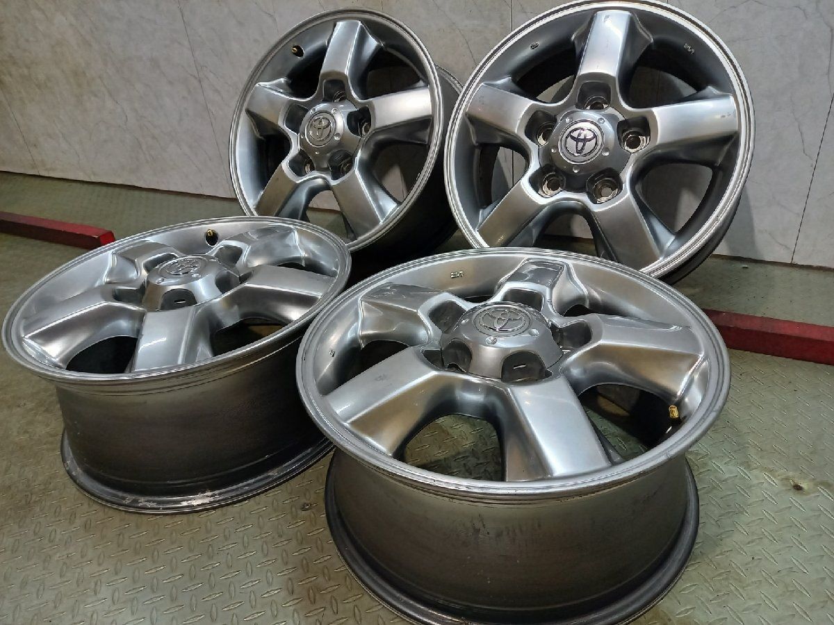 TOYOTA トヨタ ランクル100/ランドクルーザー100 60thアニバーサリー 純正ホイール 18インチ 4本 8J5HPCD150+60　(MHE285)