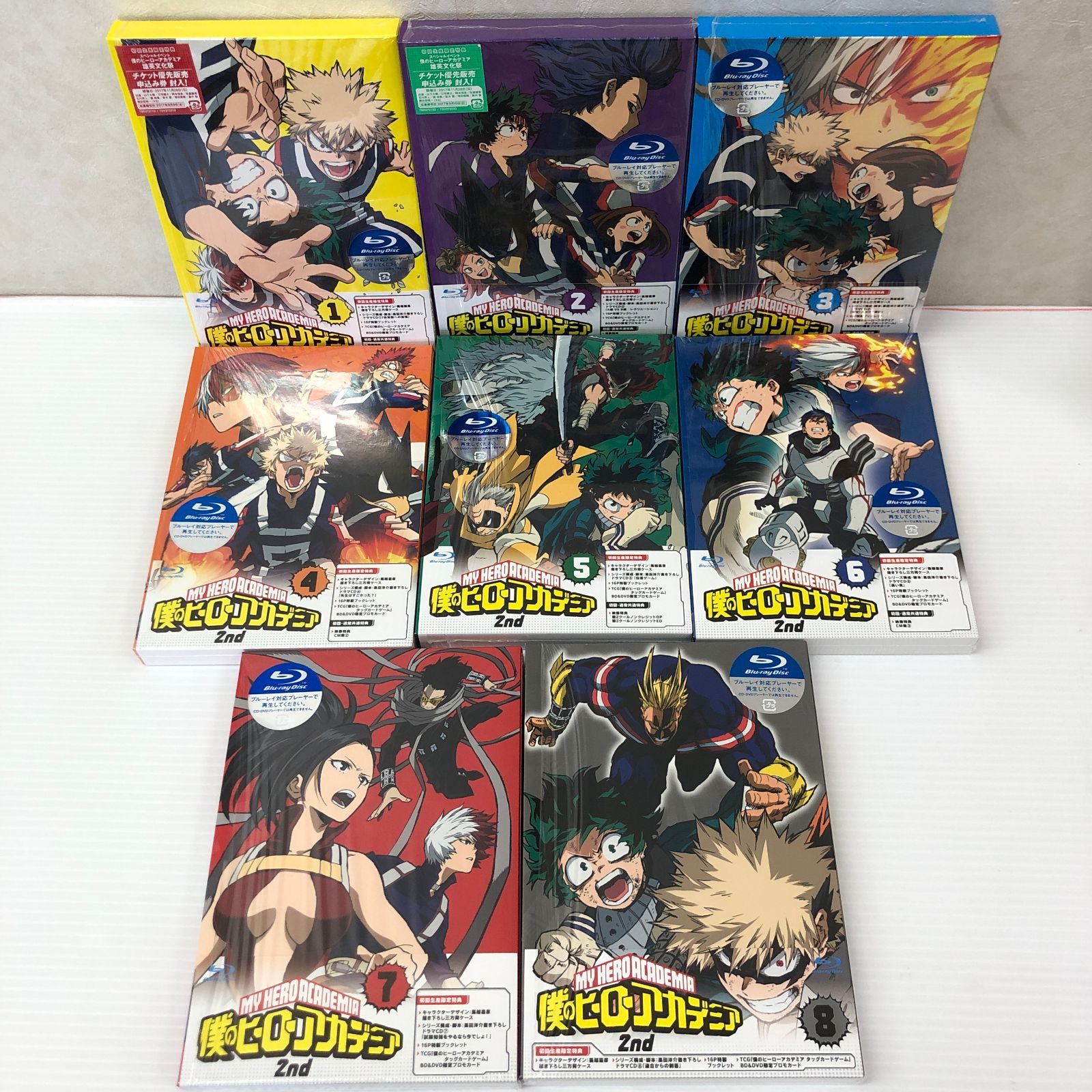 △僕のヒーローアカデミア 2nd 初回生産限定版 全8巻セット Blu-ray 