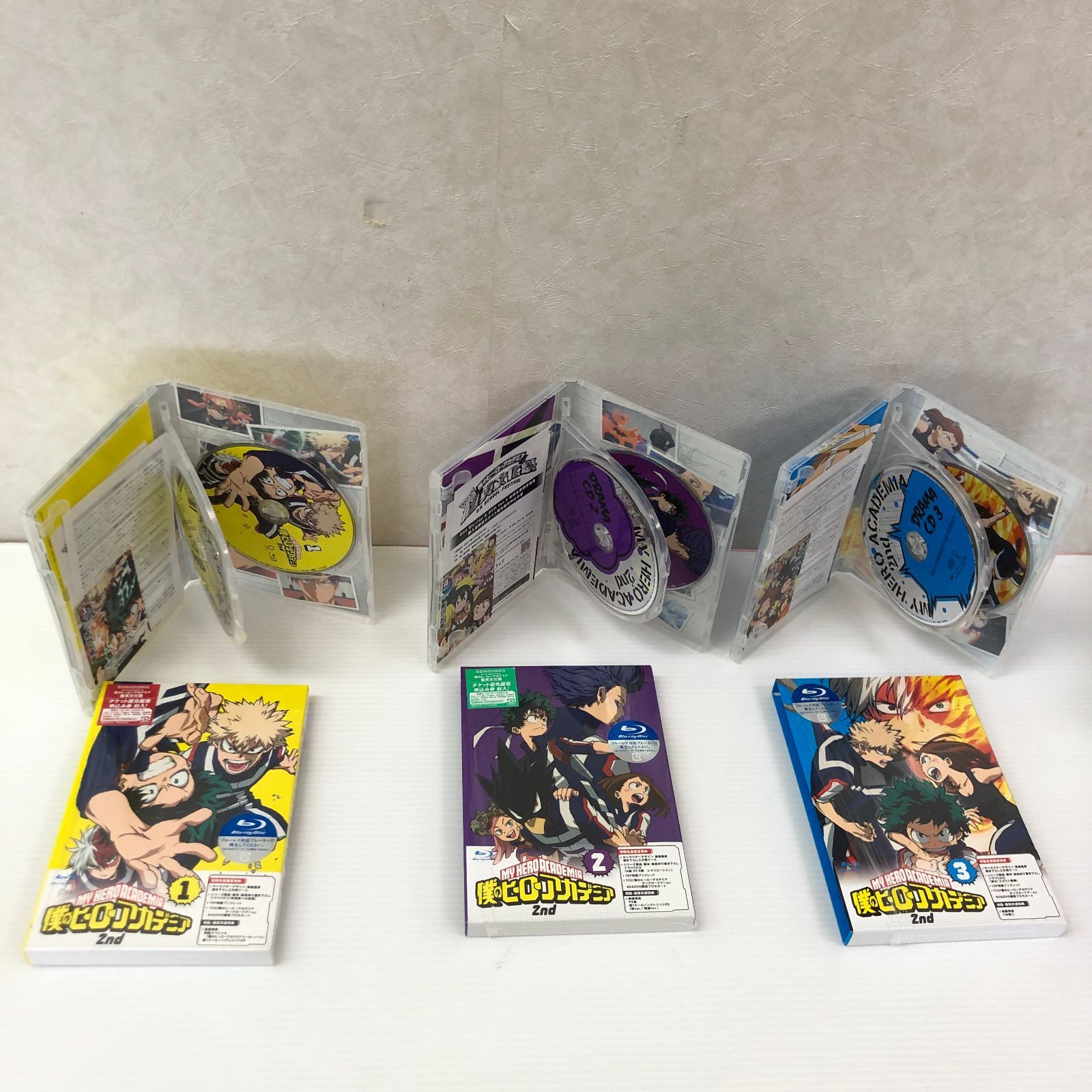 △僕のヒーローアカデミア 2nd 初回生産限定版 全8巻セット Blu-ray 