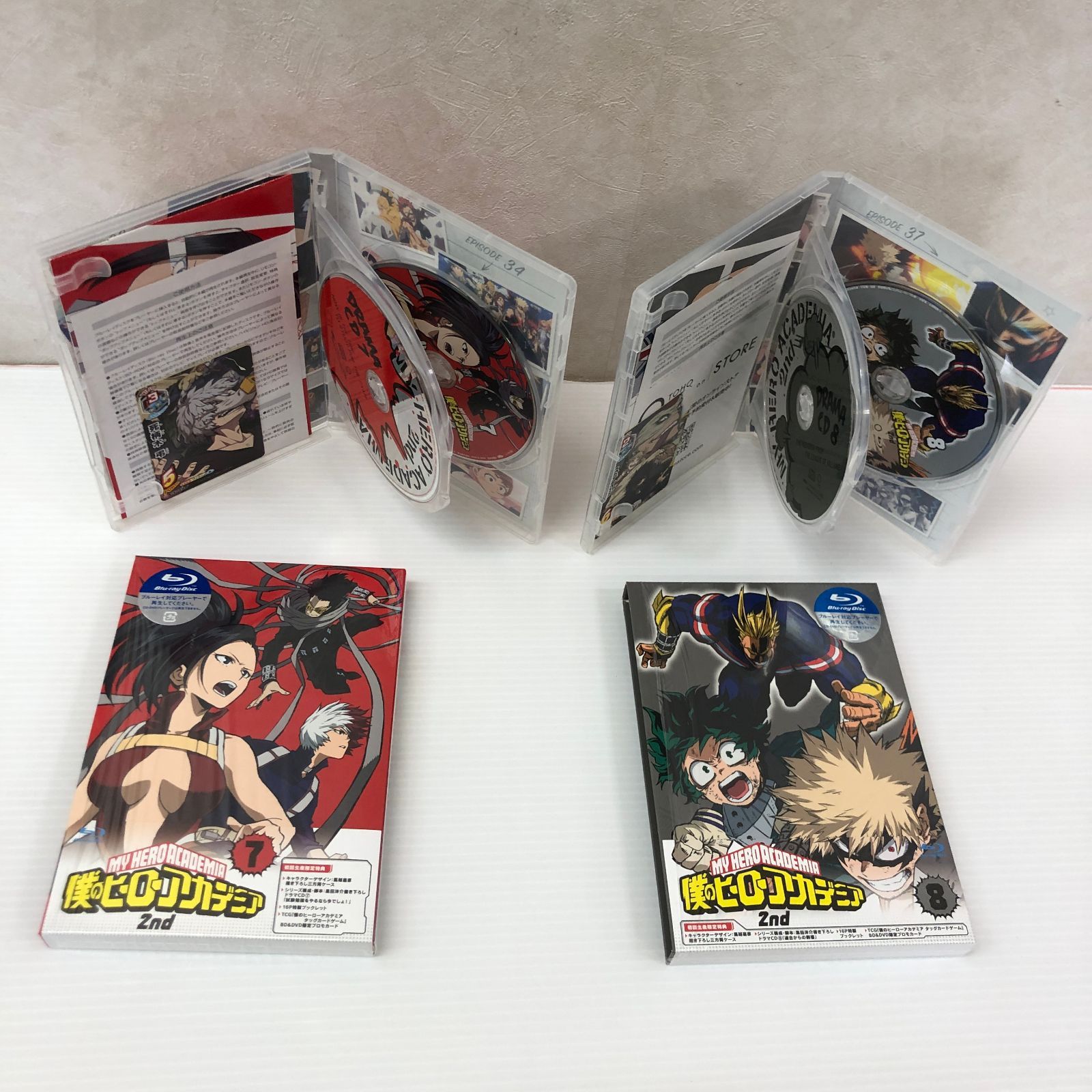 △僕のヒーローアカデミア 2nd 初回生産限定版 全8巻セット Blu-ray 