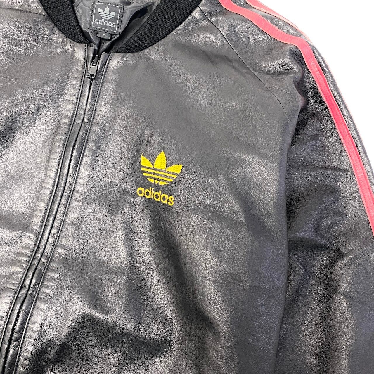 43e11 adidas アディダス 2002年 オリジナル レザージャケット 