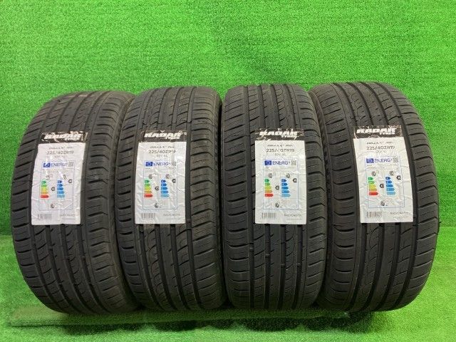 radar サマー レーダー DIMAX R8+ 225/40R19 4本 7ミリ 2026年