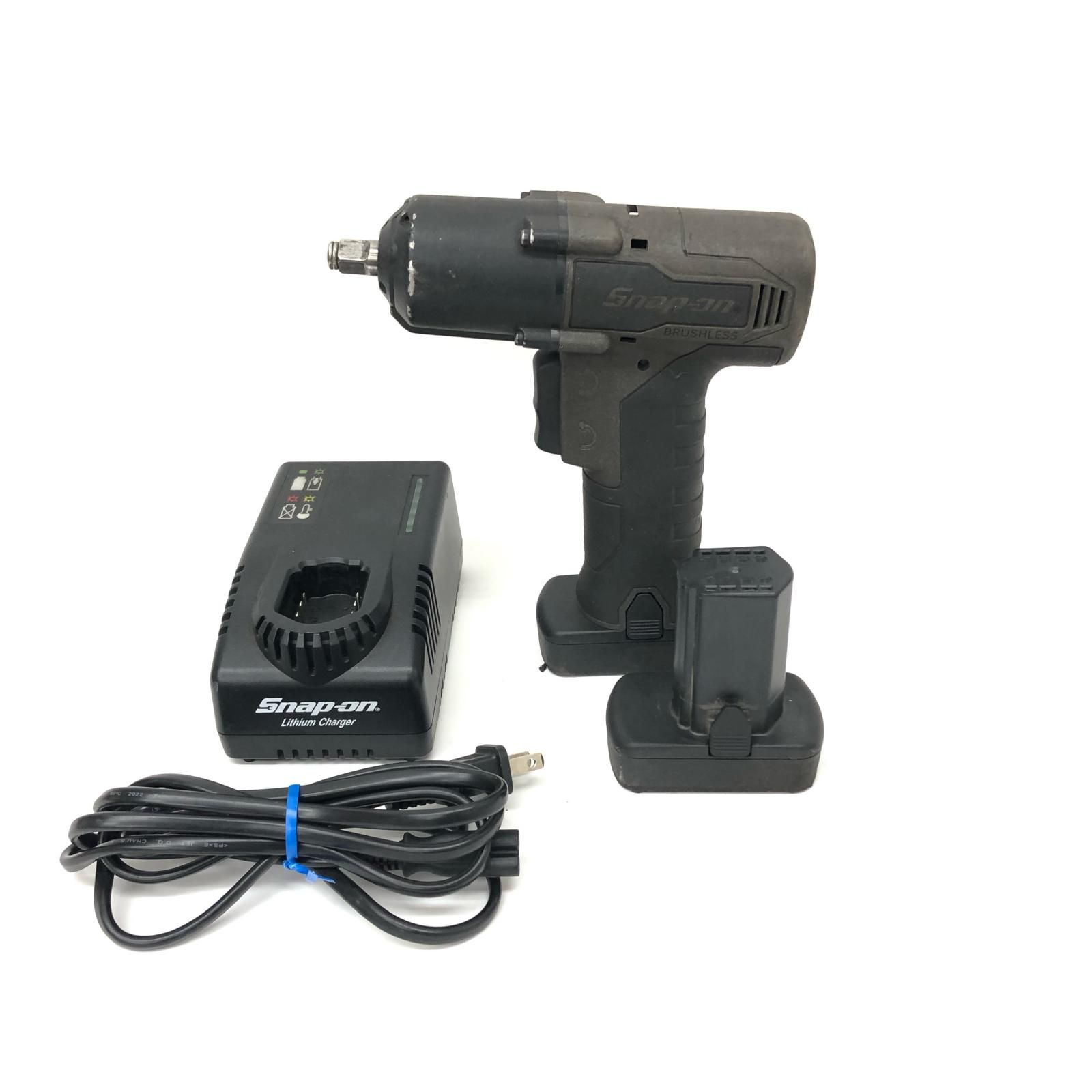 Snap-on スナップオン 電動工具 3/8マイクロコードレスインパクトレンチ 14.4V 充電器・充電池2個付 PSEマーク有 CT861GM