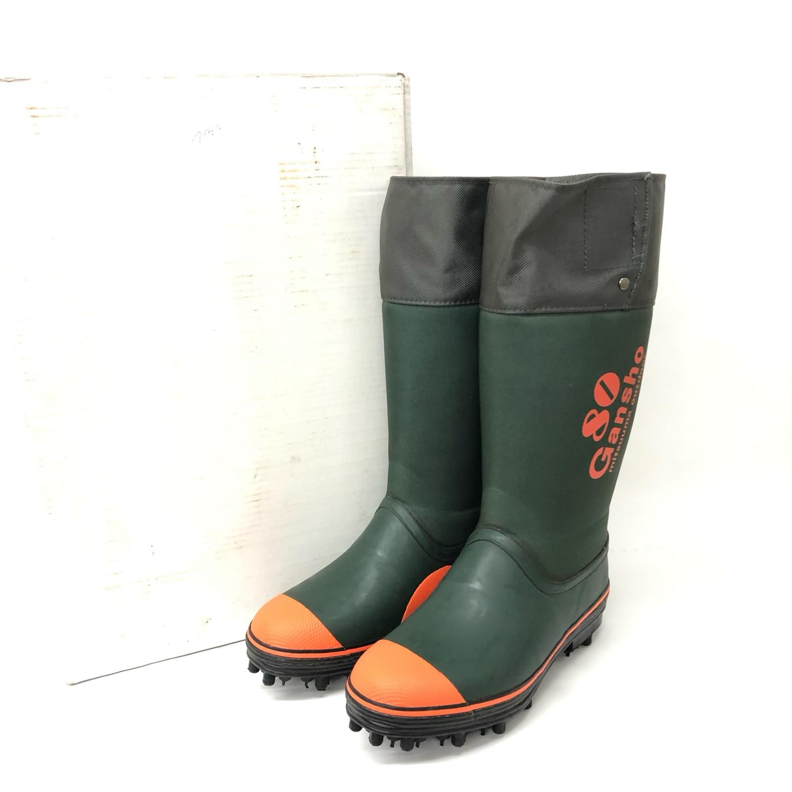 MITSUUMA ミツウマ メンズ 長靴 スパイクピン 林業 アウトドア 登山 27㎝ 足首固定ベルト欠品 岩礁80型NS