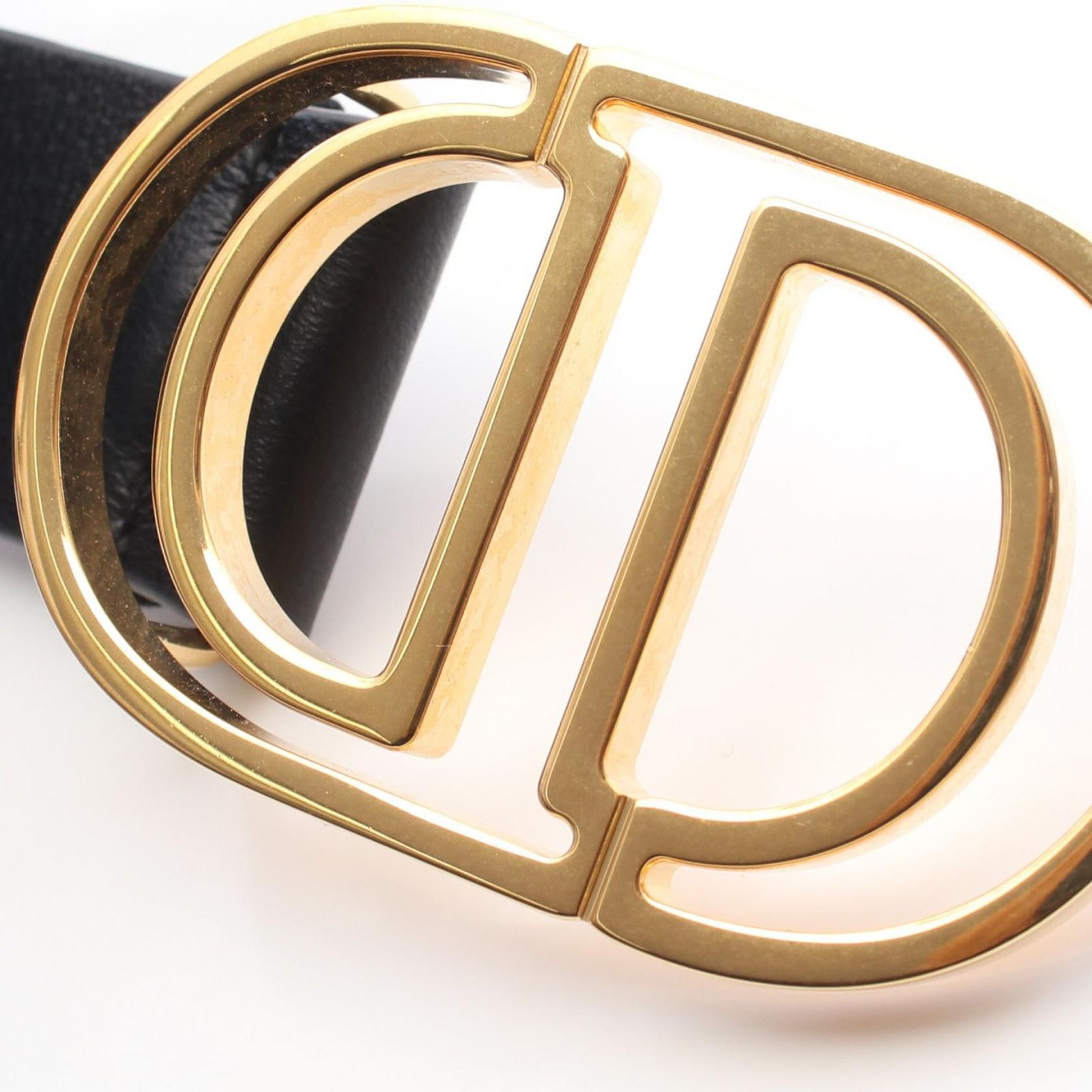 Dior ディオール 30 MONTAIGNE モンテーニュ ゴールド金具 ベルト 
