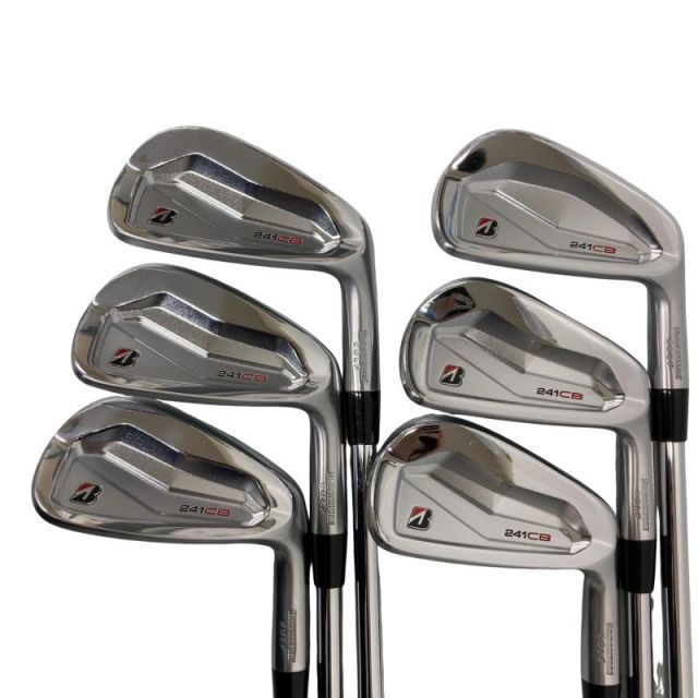 【中古】 ブリヂストン BRIDGESTONE 241CB 6S アイアンセット IR 純正特注シャフト (フレックスS) メンズ 男性用 右利き 右用 Cランク ゴルフクラブ