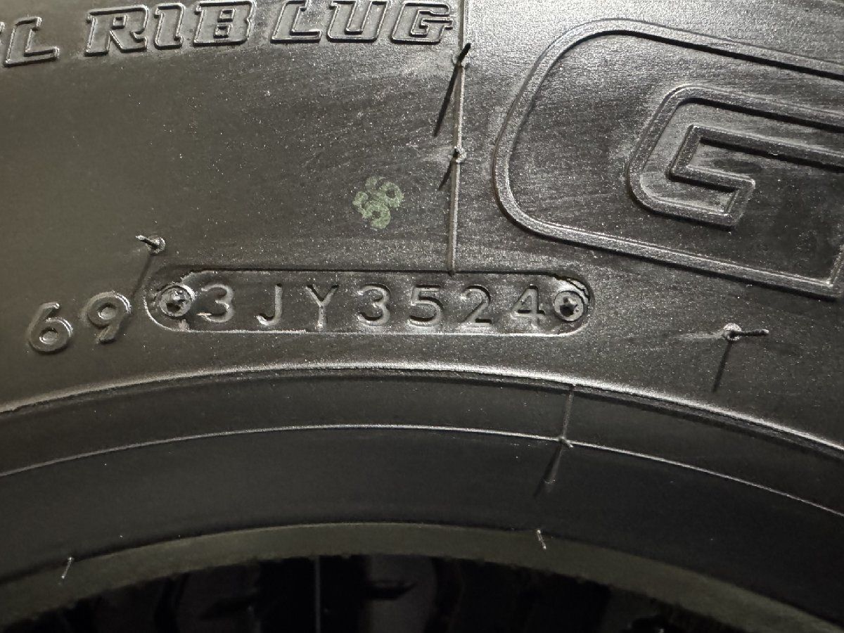 新車外し】札幌発 引取OK BS G588 225/80R17.5 123/122L 17.5インチ 