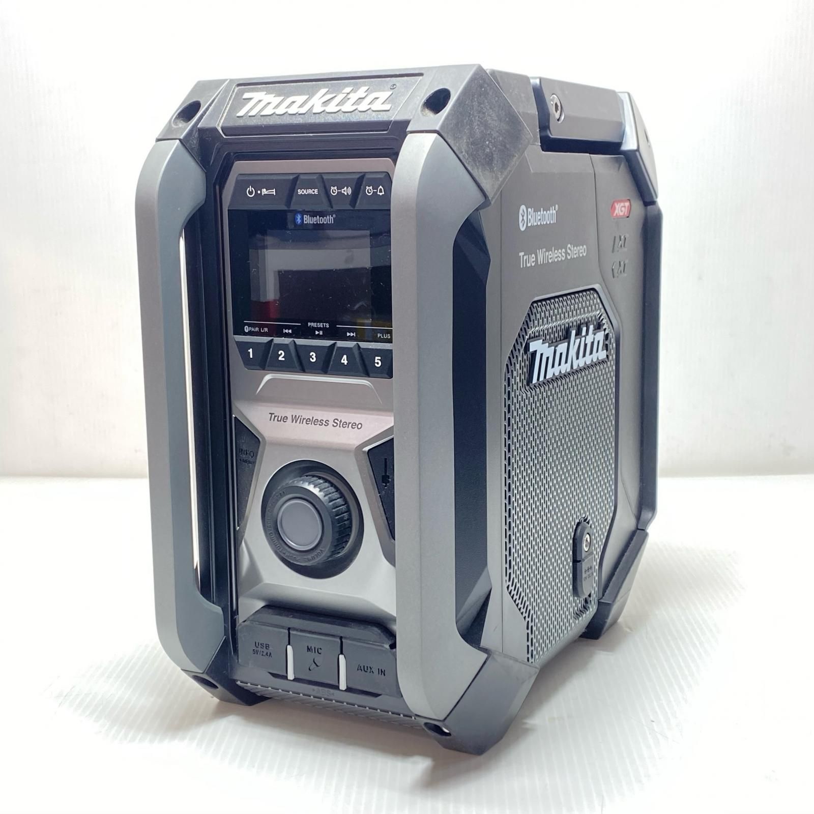 MAKITA マキタ バッテリー式ラジオ アダプター付 コードレス式 40v MR005G ブラック