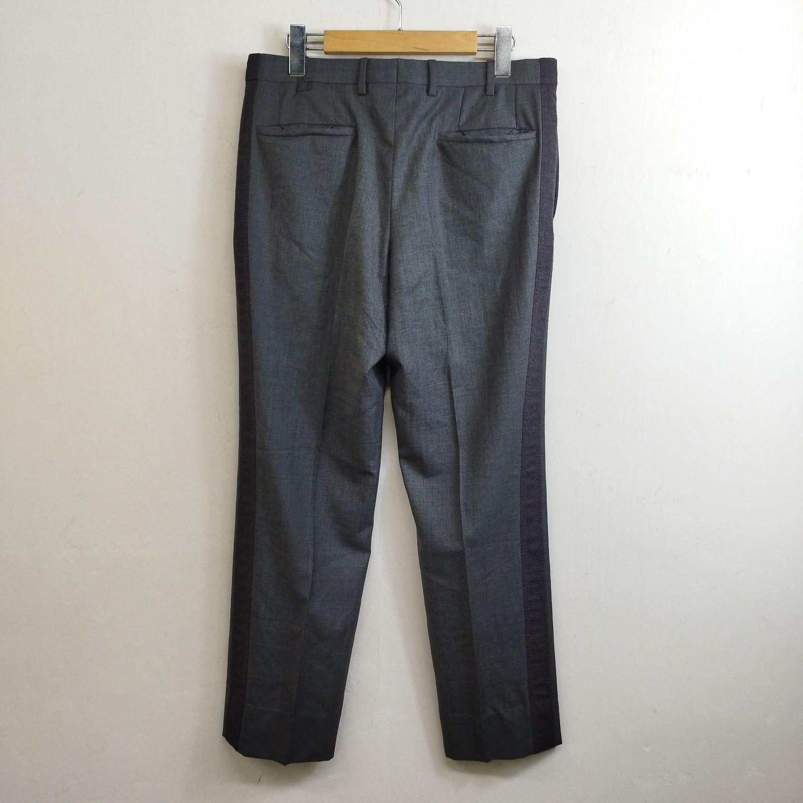 メンズ Brioni ウール スラックス 48 新品 ブリオーニ メンズ タグ付