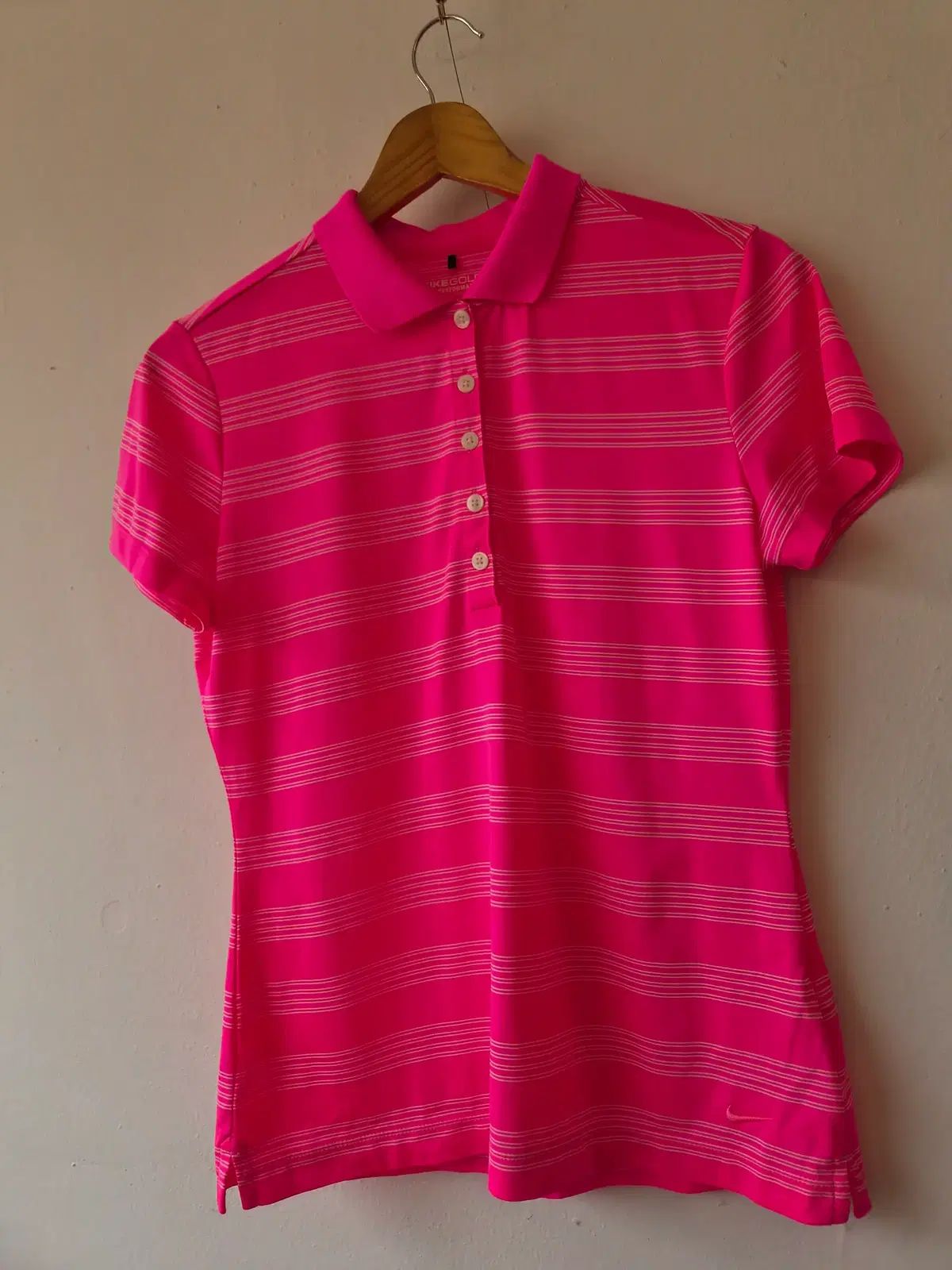 NIKE GOLF(ナイキゴルフ) レディース ストライプ 半袖 ポロTシャツ Lサイズ NIKE GOLF(ナイキゴルフ) レディース ストライプ 半袖 ポロTシャツ Lサイズ