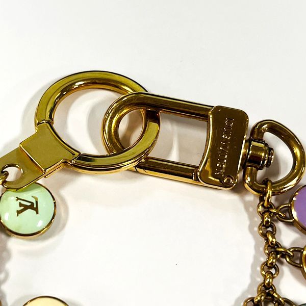 LOUIS VUITTON/ルイヴィトン ポルトクレ シェンヌパスティーユ M65380 ゴールド キーホルダー バッグ チャーム マルチカラー LOUIS VUITTON/ルイヴィトン ポルトクレ シェンヌパスティーユ M65380 ゴールド キーホルダー バッグ チャーム マルチカラー