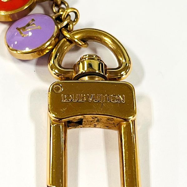 LOUIS VUITTON/ルイヴィトン ポルトクレ シェンヌパスティーユ M65380 ゴールド キーホルダー バッグ チャーム マルチカラー LOUIS VUITTON/ルイヴィトン ポルトクレ シェンヌパスティーユ M65380 ゴールド キーホルダー バッグ チャーム マルチカラー