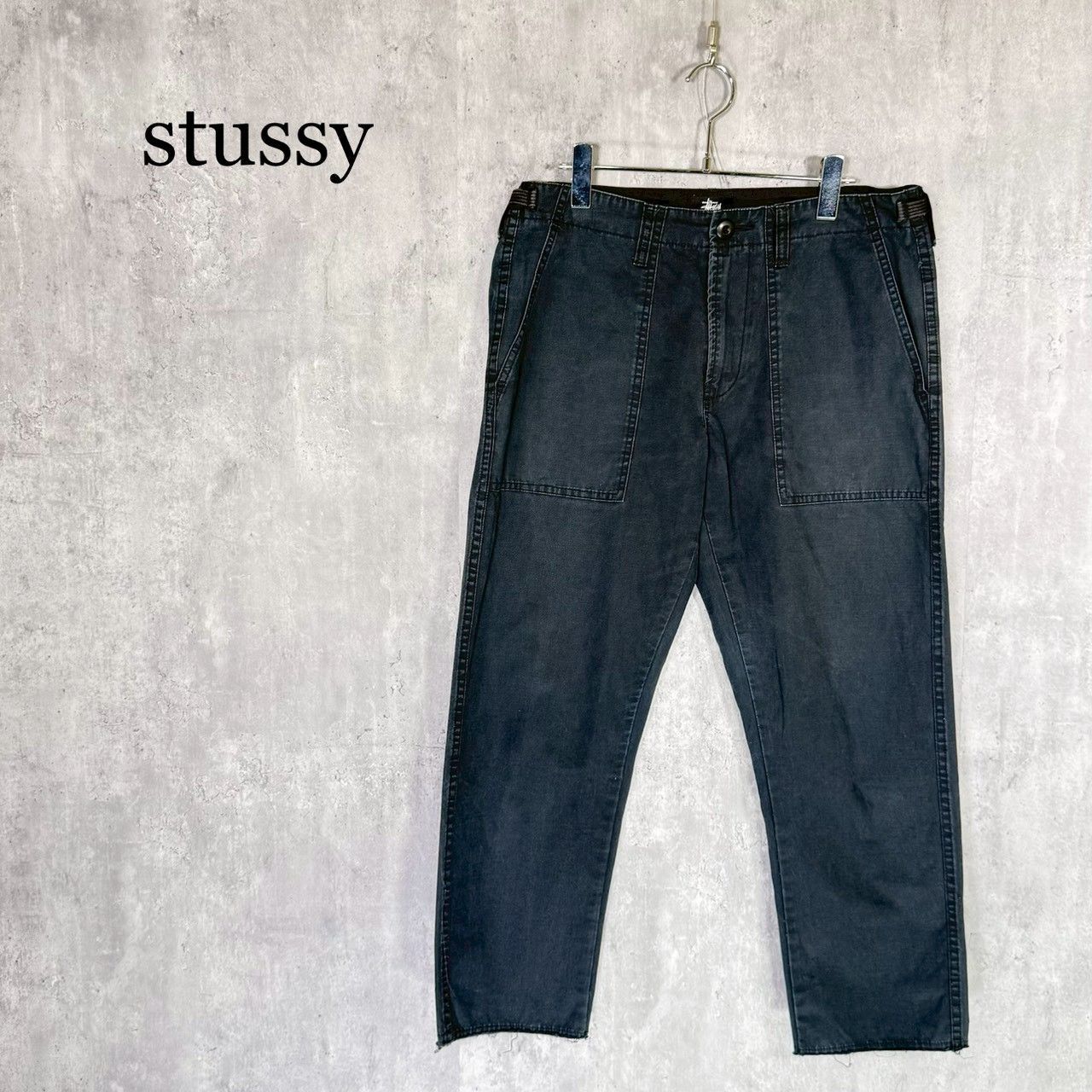 『stussy』ステューシー（32）ワークパンツ　ウォッシュ加工