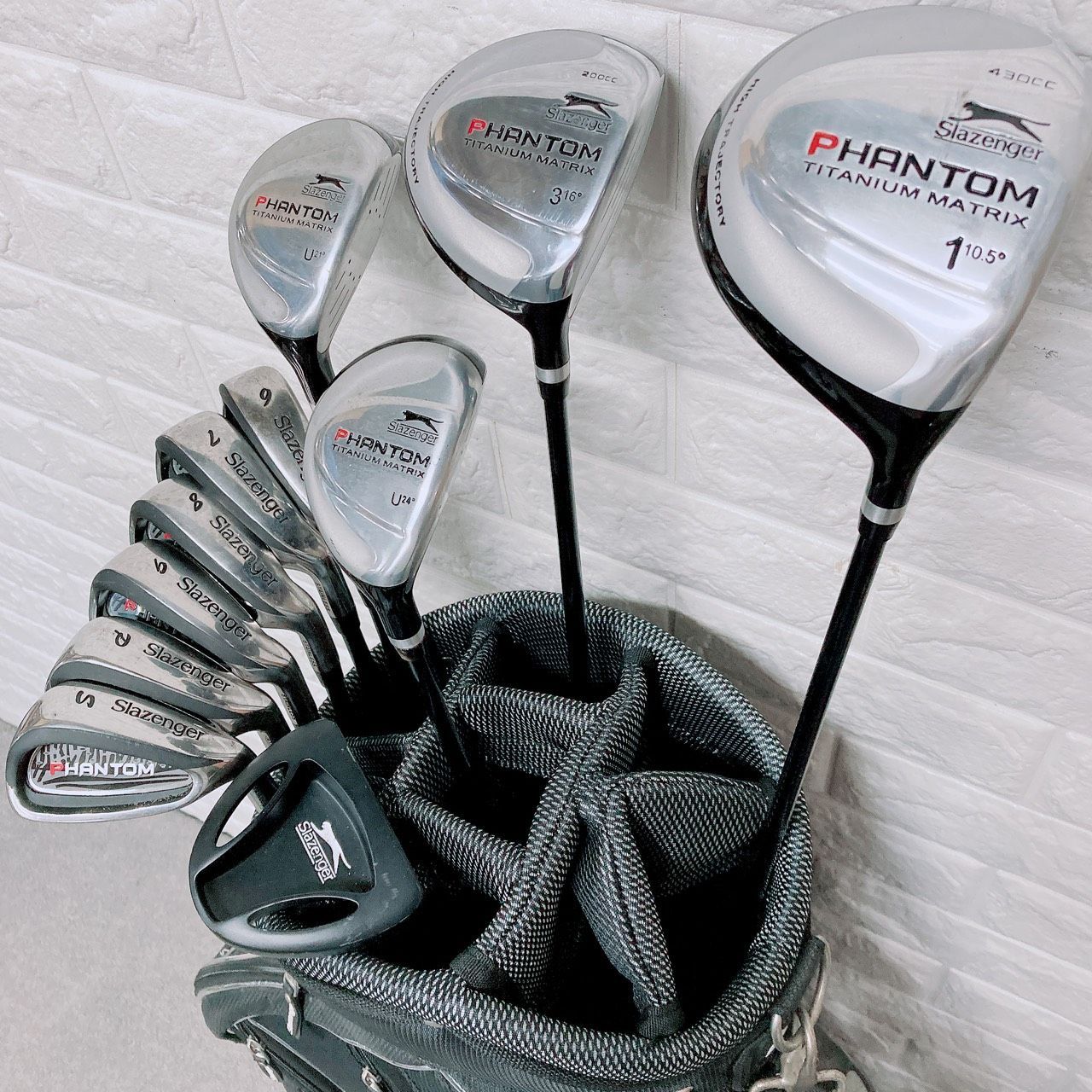 ゴルフクラブ メンズ セット Slazenger PHANTOM 11本 初心者 キャディバッグ