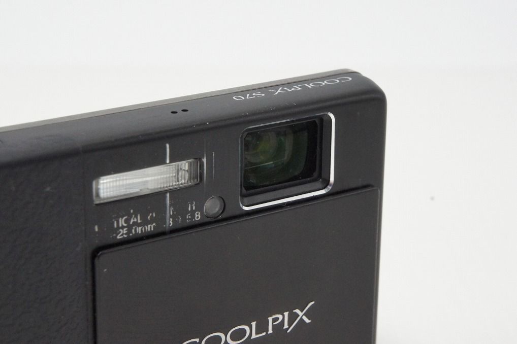Nikon ニコン COOLPIX S70 コンパクトデジタルカメラ マットブラック